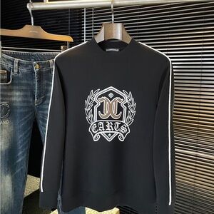 Chrome Hearts Black Sweater with White Accents